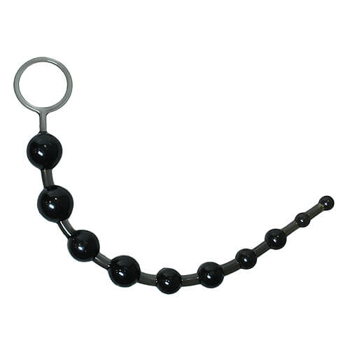 Loving Joy Anal Love – kulki analne 32 cm, czarne