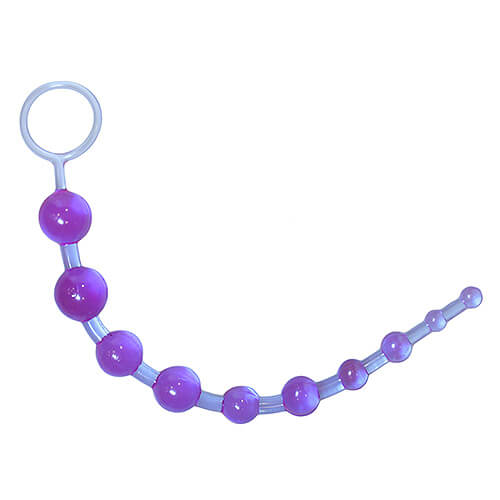 Loving Joy Anal Love – kulki analne 32 cm, fioletowe