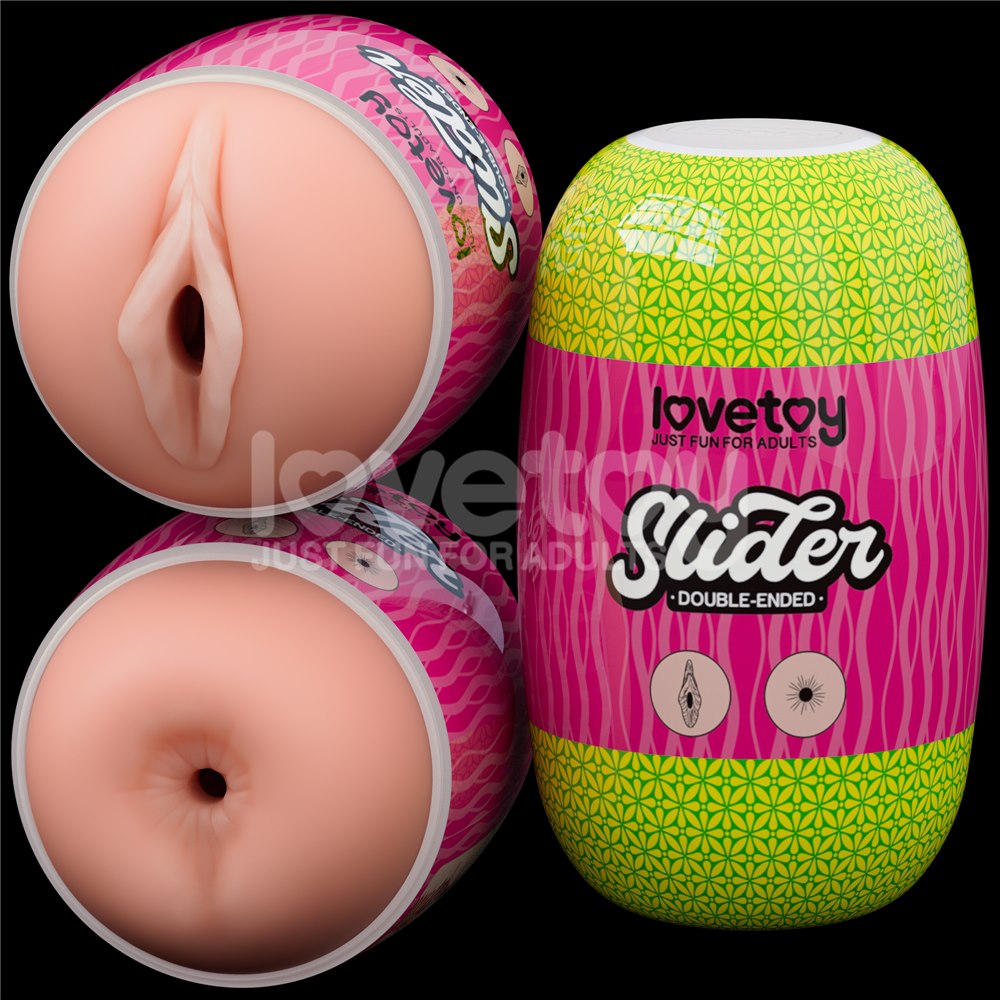 LOVETOY SLIDER DOUBLE-ENDED MASTURBATOR SKU 24-0496, ujęcie 1