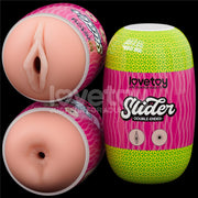 LOVETOY SLIDER DOUBLE-ENDED MASTURBATOR SKU 24-0496, ujęcie 1