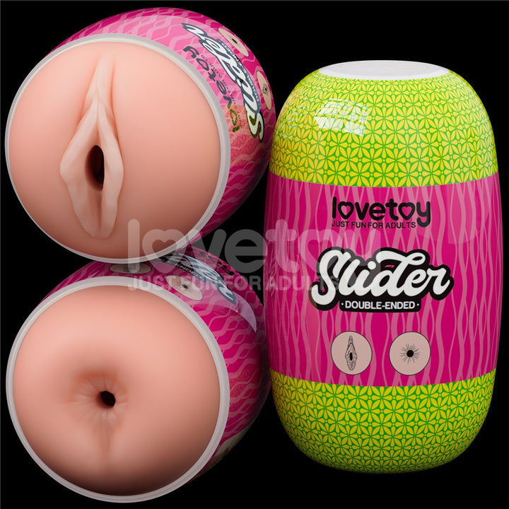 LOVETOY Slider – dwustronny masturbator TPE LV350012