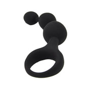 Loving Joy Triple Ripple – kulki analne, czarne