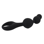 Loving Joy Triple Ripple – kulki analne, czarne