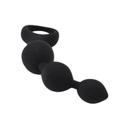 Loving Joy Triple Ripple – kulki analne, czarne