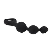 Loving Joy Triple Ripple – kulki analne, czarne